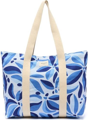Tote Bag à Fleurs Office Chic - Bleu - Draeger - Modalova