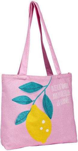 Tote bag coton Zeste d'amour - Draeger - Modalova