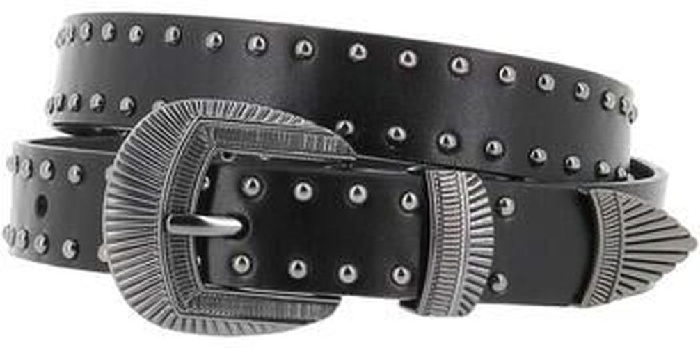 Ceinture Leather belt with western det Noir - Salsa - Modalova