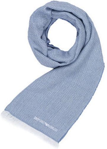 Echarpe Emporio Armani Foulard Bleu - Giorgio Armani - Modalova