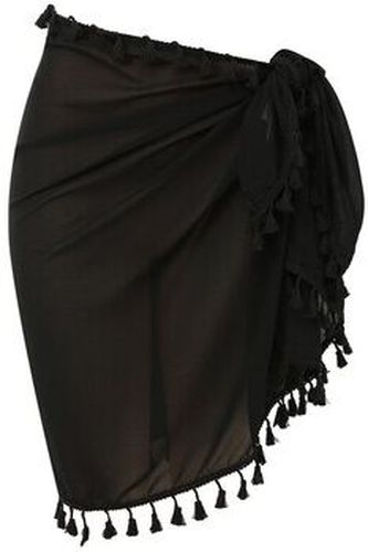 Paréos Paréo de plage FRINGES Noir - Alberto Cabale - Modalova