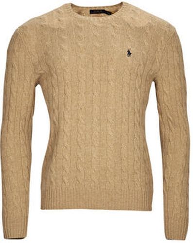Pull Polo PULL COL ROND EN MAILLE TORSADEE Beige - Ralph Lauren - Modalova