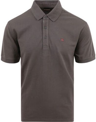 T-shirt Polo Eolanos Gris Gris - Napapijri - Modalova
