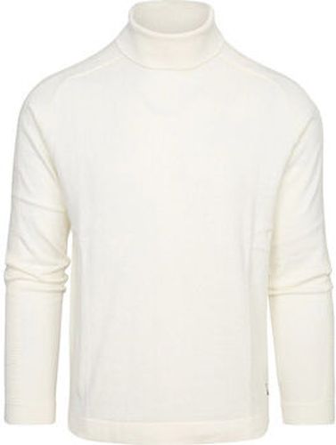 Sweat-shirt Pull Col Roulé Off White Beige - Blue industry - Modalova