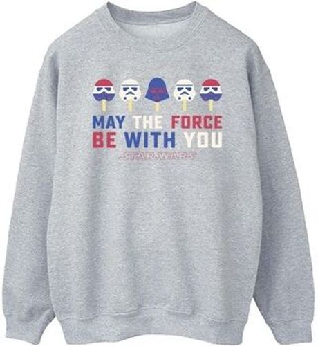 Sweat-shirt May The Force Gris - Star Wars: A New Hope - Modalova