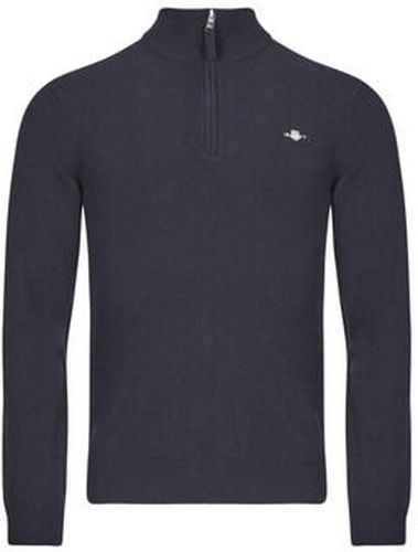 Sweat-shirt SUPERFINE LAMBSWOOL HALF ZIP Marine - Gant - Modalova