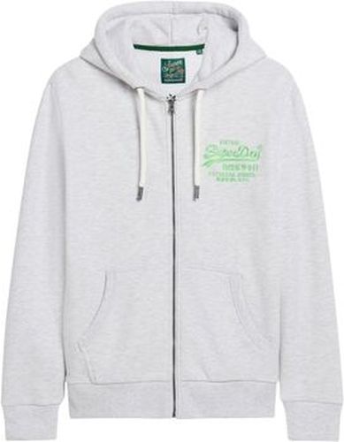 Sweat-shirt Sweat A Capuche Neon VL Zip Hoodie Gris - Superdry - Modalova
