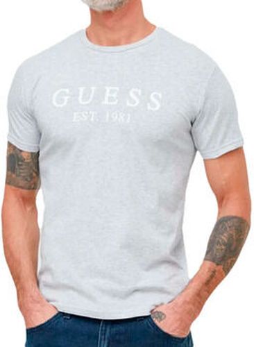 T-shirt Guess EST 1981 Gris - Guess - Modalova