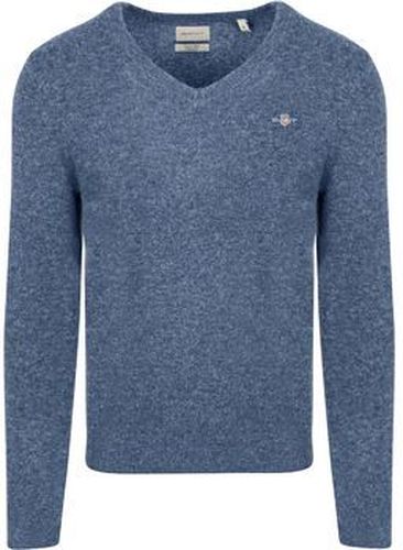 Sweat-shirt Pullover Col-V Wool Blend Bleu Bleu - Gant - Modalova