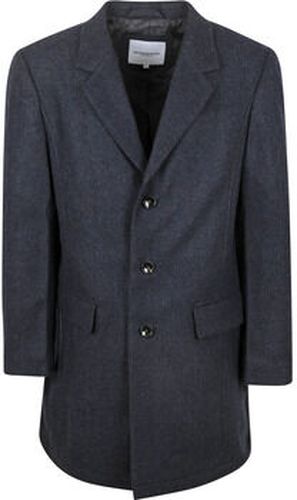 Veste Coat Laine Herringbone Marine Bleu - Mcgregor - Modalova