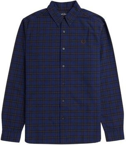 Chemise Fp Tartan Oxford Shirt Bleu - Fred perry - Modalova