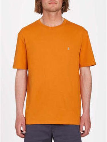 T-shirt Camiseta Stone Blanks Saffron Orange - Volcom - Modalova