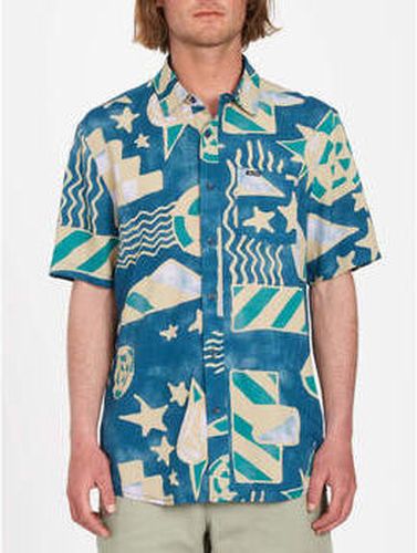 Chemise Camisa Hand Geo - Aged Indigo Bleu - Volcom - Modalova