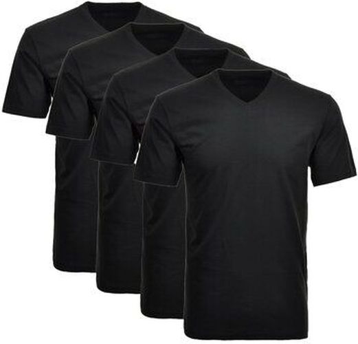 T-shirt T-shirt Paquet de 4 Noir - Ragman - Modalova