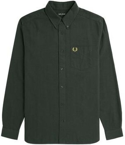Chemise Fp Oxford Shirt Vert - Fred perry - Modalova