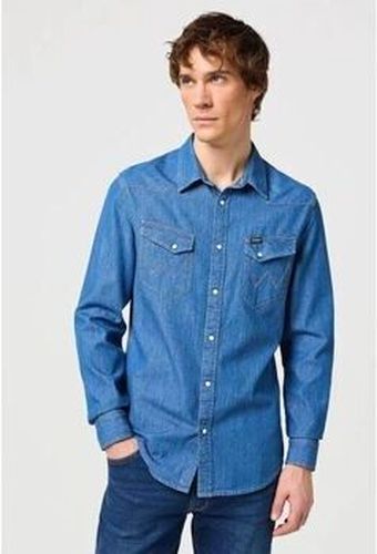 Chemise 112130117 WESTERN-DENIM MEDIUM Bleu - Wrangler - Modalova
