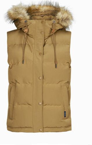 Parka VINTAGE EVEREST FAUX FUR GILET Beige - Superdry - Modalova