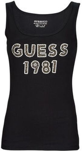 Debardeur Guess LOGO TANK TOP Noir - Guess - Modalova