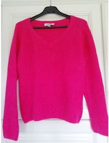 Pull Pull col en V Framboise Rose - Morgan - Modalova