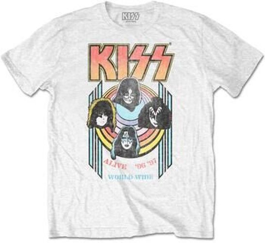 T-shirt Kiss World Wide Blanc - KISS - Modalova