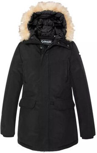 Parka Parka à capuche fausse fourrure Femm Noir - Schott - Modalova
