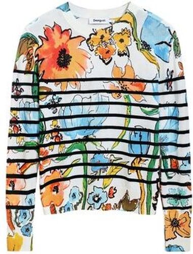 Pull JERS_LEKNES 25SWJF21 Blanc - Desigual - Modalova