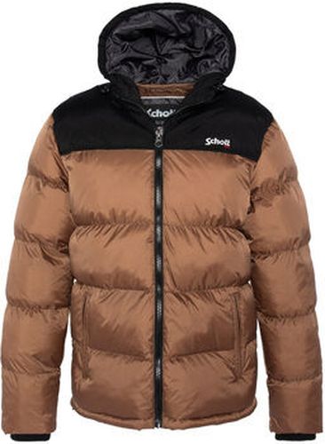 Blouson Doudoune UTAH Moka Marron - Schott - Modalova