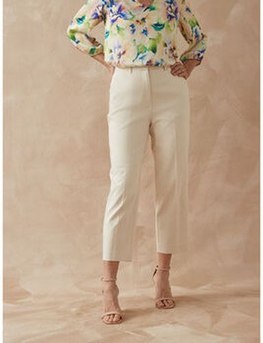 Pantalon by - Pantalon longueur 7/8ème en toile Beige - Daxon - Modalova