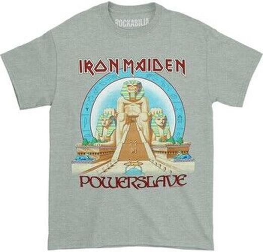 T-shirt Powerslave Egypt Gris - Iron Maiden - Modalova