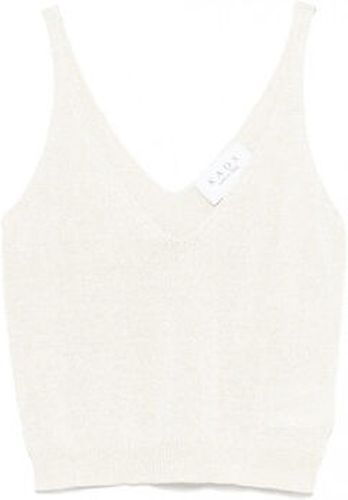 Debardeur RP1FP014-1096 Blanc - Kaos Collezioni - Modalova