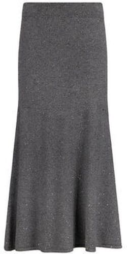 Jupes Jupe midi en maille avec paillettes Gris - Liu jo - Modalova