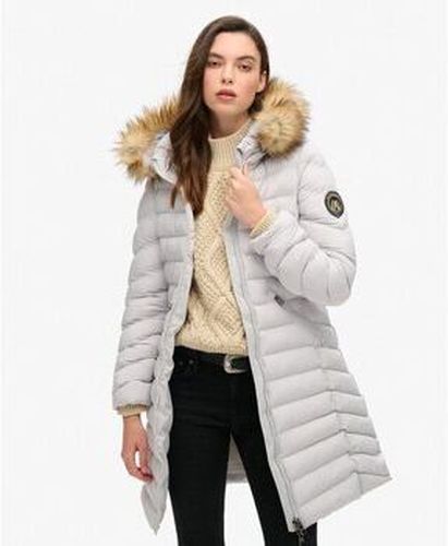 Doudounes Capuche mi-longue en fausse fourrure Fuji - Superdry - Modalova