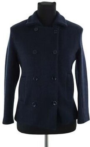 Manteau Filatures Veste en laine bleue Bleu - Majestic - Modalova