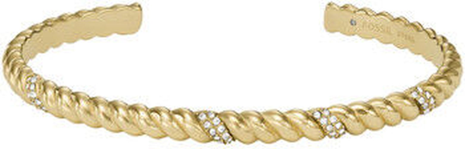Bracelets Bracelet jonc Vintage Twists acier doré Jaune - Fossil - Modalova