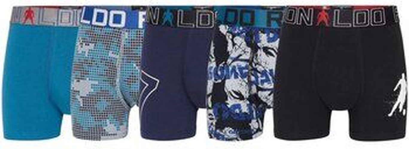 Caleçons Garçon Caleçon Paquet de 5 Boys Trunk 5-pack Multicolore - Cristiano Ronaldo CR7 - Modalova