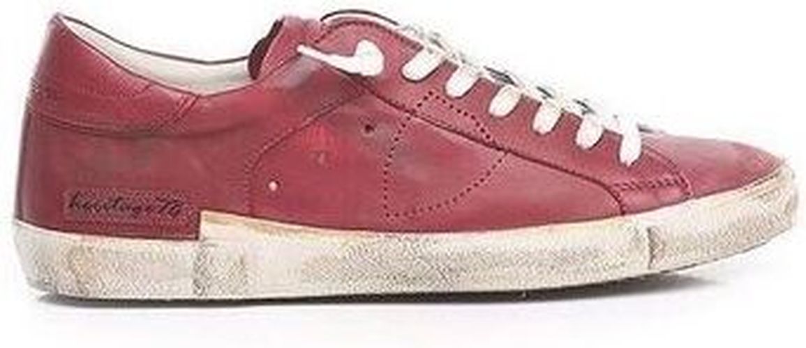 Baskets basses PRLU HE11 - PARIS X-VINTAGE 78 BORDEAUX Rouge - Philippe Model - Modalova