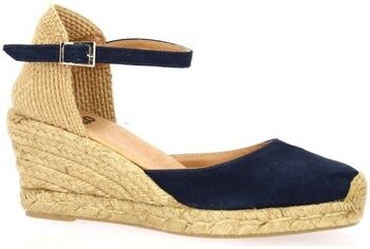 Espadrilles Espadrille cuir velours Marine - Pao - Modalova