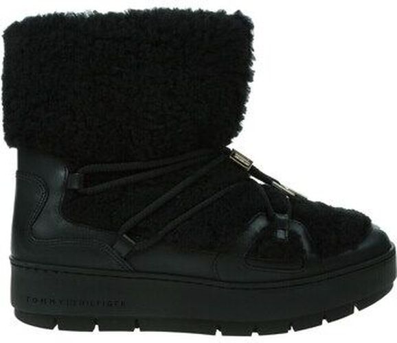 Bottes neige Tommy Teddy Noir - Tommy hilfiger - Modalova