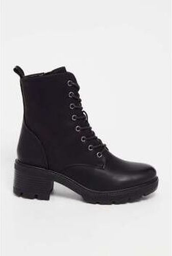 Bottines Bottines à lacets et à Talon Bloc, Noir Noir - Vera Collection - Modalova