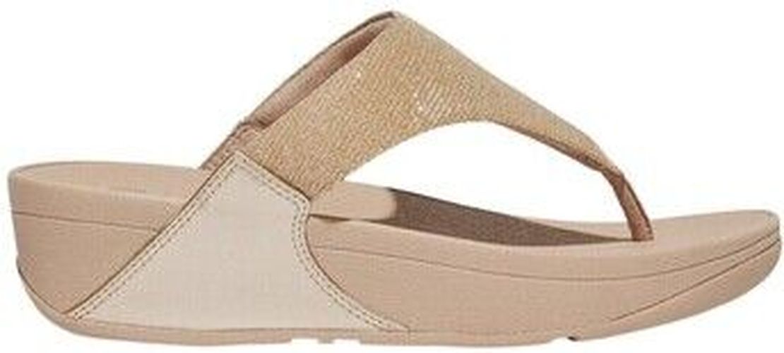 Tongs PANTOUFLE LULU SHIMMERLUX TOE-POST BEIGE Marron - Fitflop - Modalova