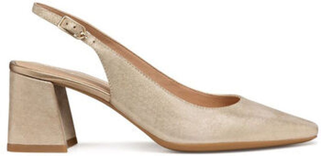 Chaussures escarpins D Giselda slingback in camoscio Doré - Geox - Modalova