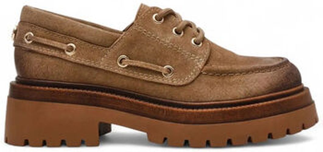 Chaussures bateau Detroit mocassins à plateforme en daim marron Noir - Steve madden - Modalova