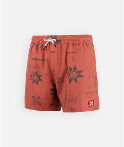 Maillots de bain Beach short stretch effet lavé SNAP Rouge - Oxbow - Modalova