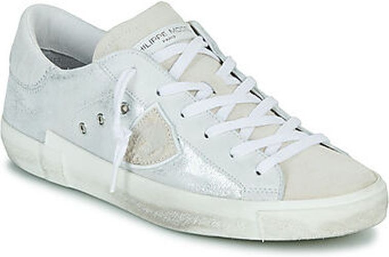 Baskets basses PRSX LOW WOMAN Argenté - Philippe Model - Modalova