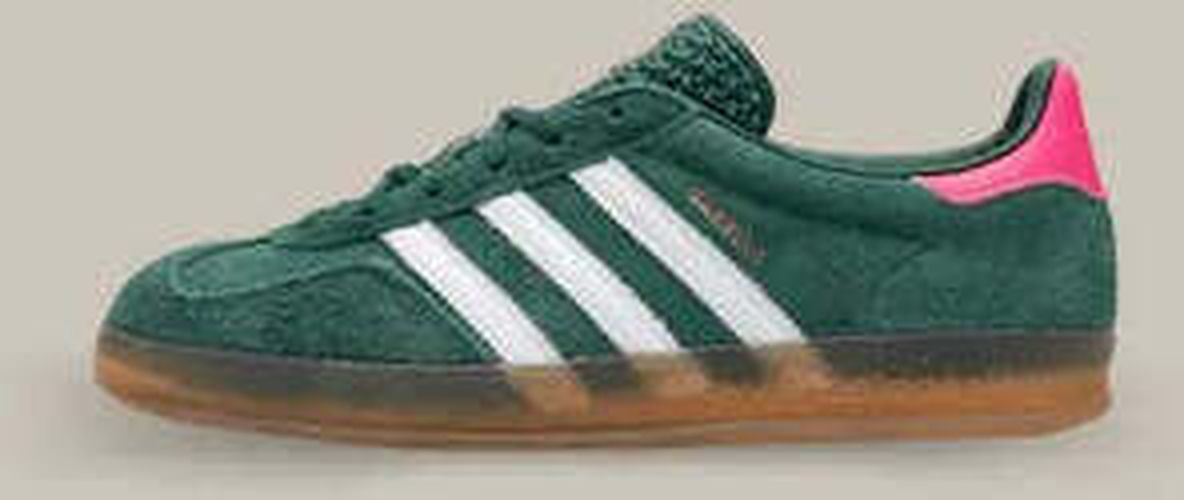 Baskets Gazelle Indoor Collegiate Green Lucid Pink Vert - Adidas - Modalova