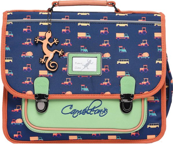 Cartable 35 cm Retro Bleu Multi - Cameleon - Modalova