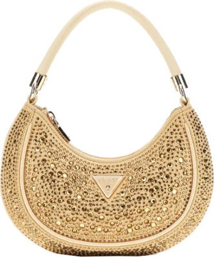 Mini sac d'épaule Zalina strass Gold - Guess - Modalova