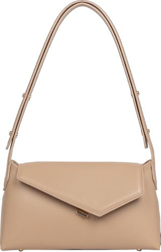 Sac à main en cuir Zoé Beige Foncé - Lancaster - Modalova