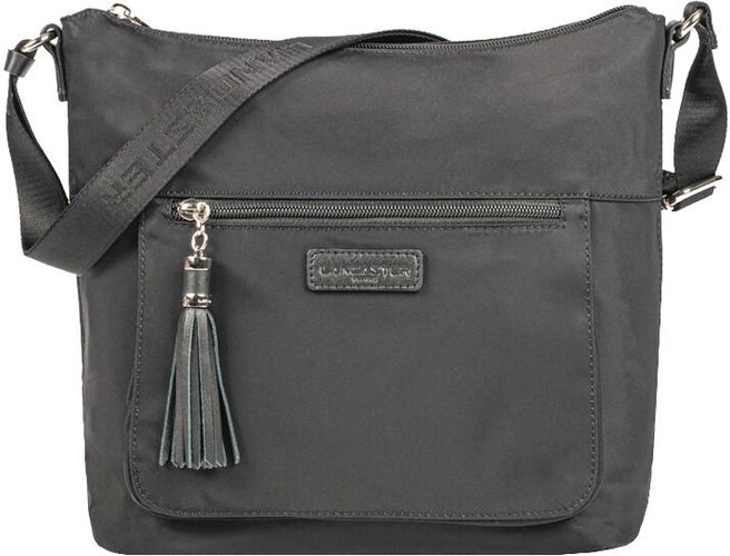 Sac bandoulière Basic Pompon Noir - Lancaster - Modalova