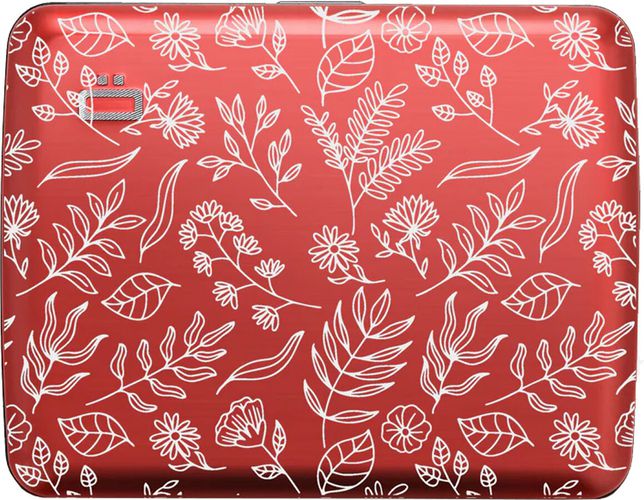 Porte cartes en aluminium V2 Large Ögon Floral - OGON - Modalova